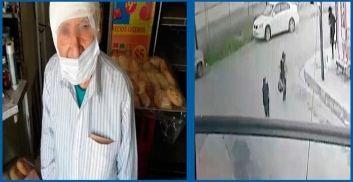 Asaltan a abuelito de 92 años en su tienda de abarrotes