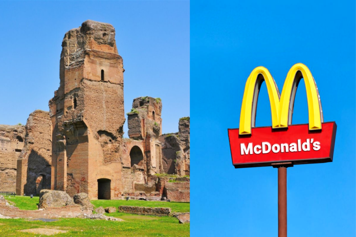 ¡Denegado! Impiden construcción de McDonald's en zona arqueológica de Roma