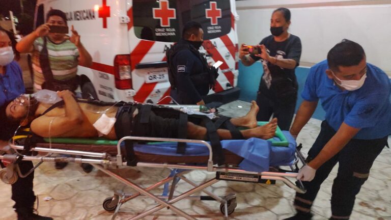 Hieren de bala a hombre en Corales de Cancún