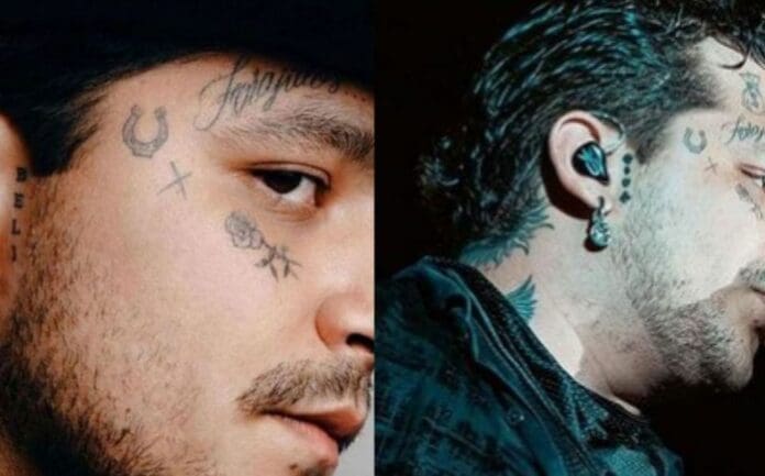 Nodal se borra el primer tatuaje de Belinda