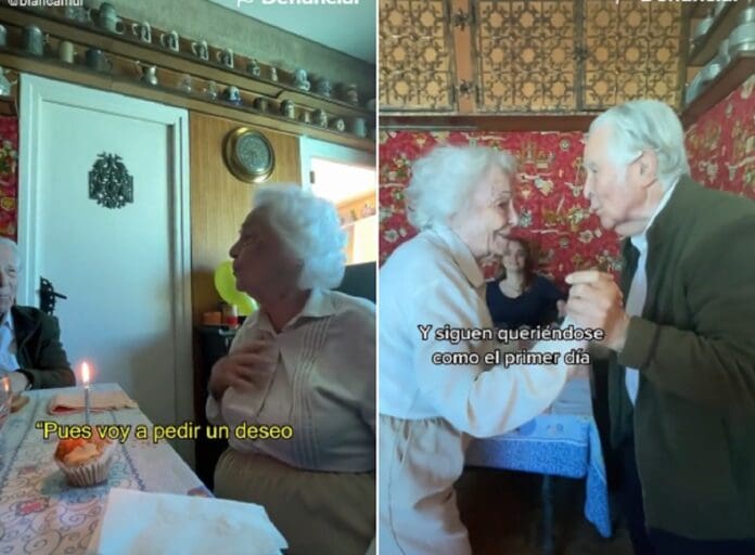 Amor eterno: mujer celebra 93 años al lado de su esposo