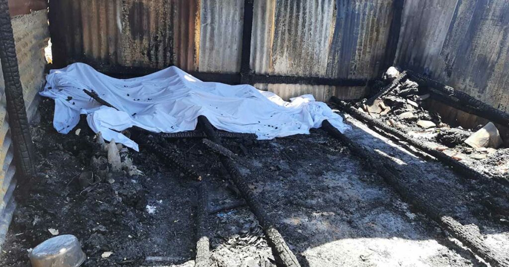 Seis niños perdieron la vida tras incendiarse su casa en Oaxaca