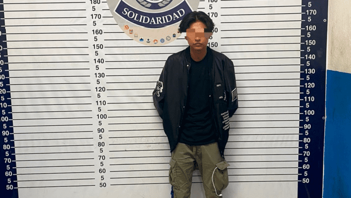 Un sujeto identificado como 