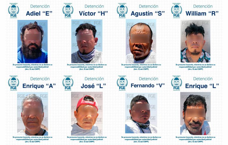 Detienen a nueve narcomenudistas en Cancún, mediante el operativo "Playa Segura"