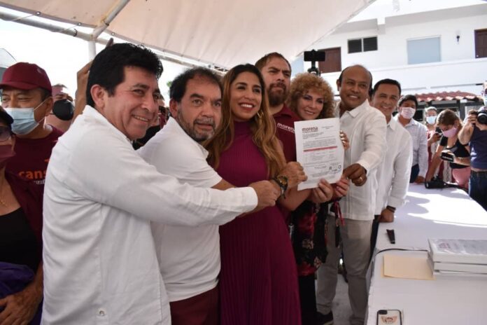 Inscribe Morena a sus candidatos plurinominales; Marybel Villegas encabeza listado