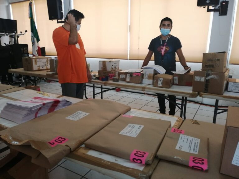 Llegan boletas para revocación de mandato a Cancún