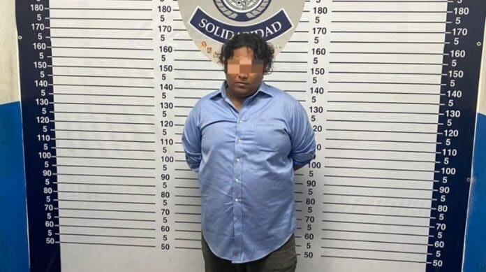 Un sujeto fue detenido en Playa del Carmen con 117 dosis; además se le descubrió ofreciendo droga a menores de edad. Foto: SP de Solidaridad