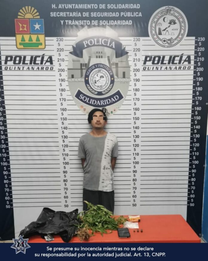 Policías detienen a joven en posesión de narcóticos en Villas del Sol