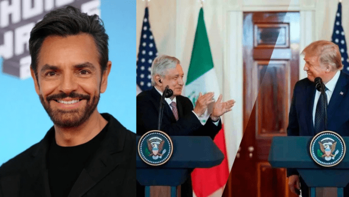 Eugenio Derbez le mandó un mensaje a AMLO porque se “dobló” frente a Donald Trump