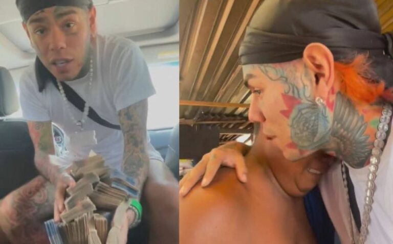 VIDEO: Rapero regala 1 mdp a una familia de Cancún en pobreza extrema