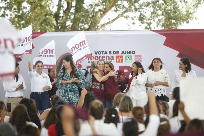 México está preparado para tener una presidenta y una gobernadora, destaca Sheinbaum