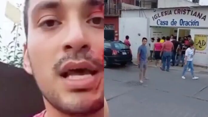 Video: Denuncia agresión en iglesia cristiana por ser gay