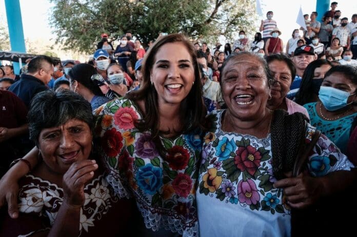 Mara Lezama aparece al frente de una nueva encuesta rumbo a la gubernatura de la entidad; en este caso es un sondeo de Poligrama. Foto: Redes de Mara Lezama