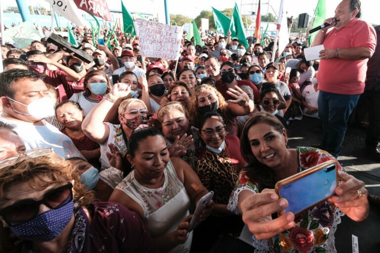 La candidata Mara Lezama acudió a Josá María Morelos, donde constató la desigualdad que han causado los gobiernos corruptos.