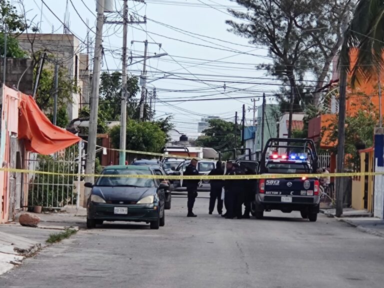 Ejecutan a hombre a tiros en la colonia Lombardo Toledano en Cancún