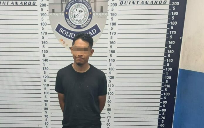 En operativo cae sujeto con droga en Playa del Carmen