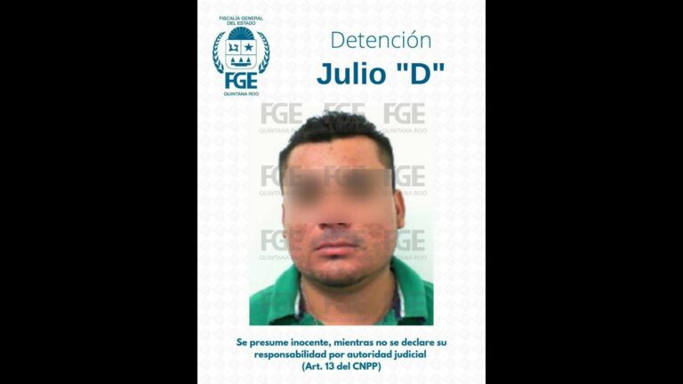 Detienen a hombre ligado a feminicidio de la Región 225 de Cancún