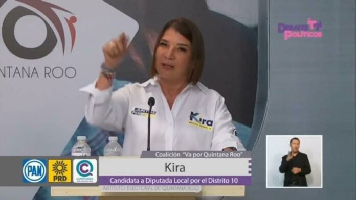 No escapó Estefanía Mercado de cuestionamientos de Kira Iris, en debate