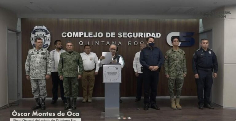 Anuncia fiscal 5 acciones inmediatas contra el crimen organizado en Quintana Roo