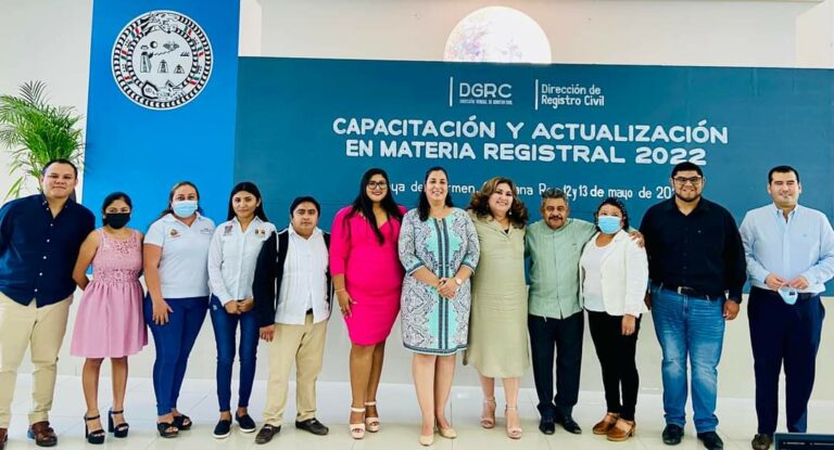 Recibe registro civil de BJ capacitación en beneficio de Ciudadanos
