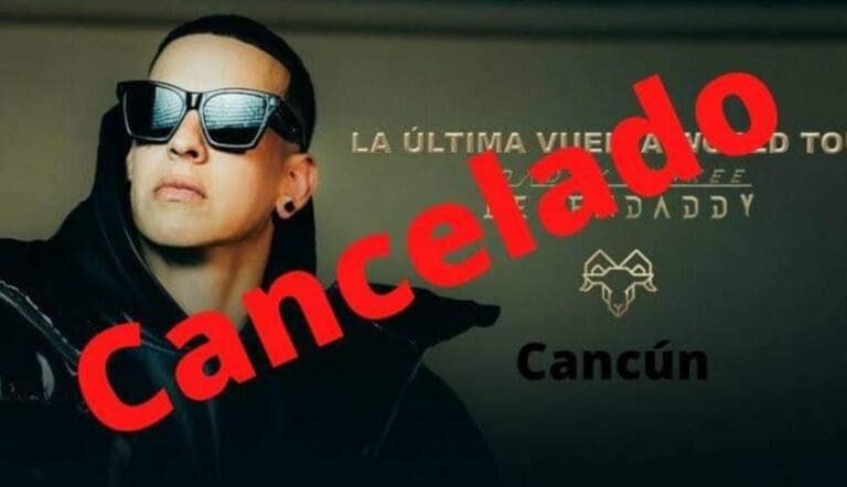 La gente en Cancún se quedará vestida y alborotada pues el concierto de Daddy Yankee en este destino se ha cancelado. ¿Qué tal? Foto: Redes sociales