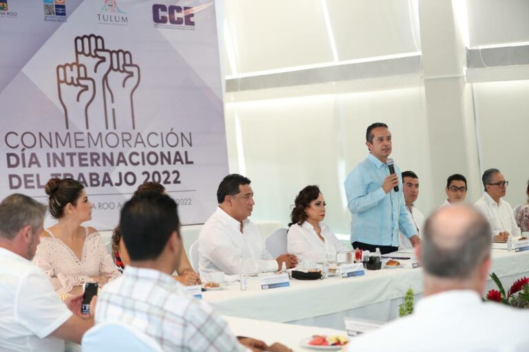 Quintana Roo es líder creación de empleos por el compromiso de trabajadores y empresarios