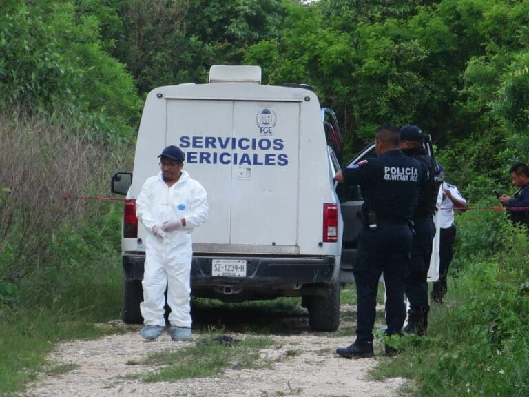 Hallan dos cuerpos abandonados en la Zona Continental de Isla Mujeres