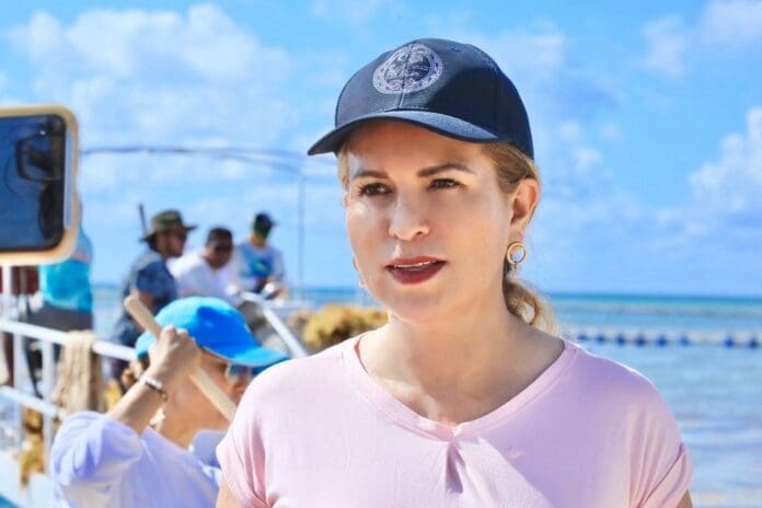 No se detienen en la limpieza diaria de sargazo