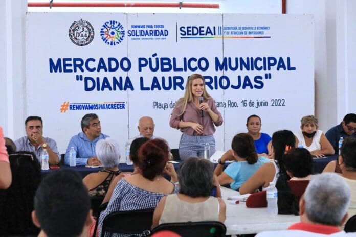 Rehabilitan mercado municipal Diana Laura Riojas