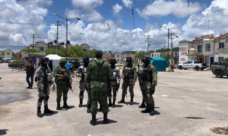 Ejército refuerza su presencia en Villas Otoch Paraíso