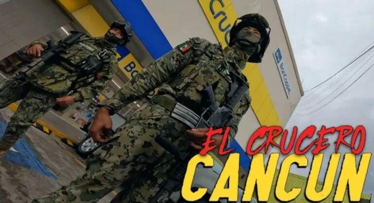 Un famoso youtuber italiano acudió a la zona de El Crucero de Cancún; quería mostrar el rostro no turístico del destino. Foto: Captura de video
