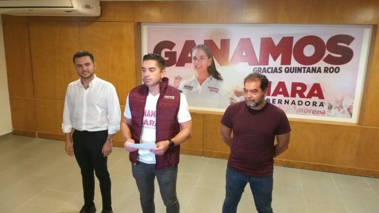 Morena declara victoria de Mara Lezama