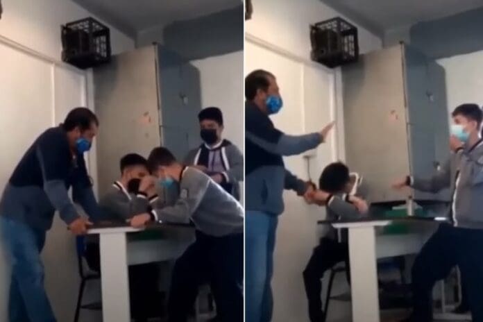 Maestro pone a alumnos a jugar vencidas y uno termina con el brazo roto
