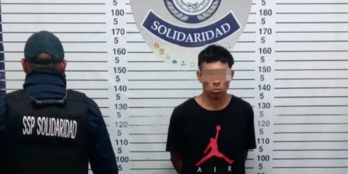 Playa del Carmen Detienen en flagrancia a presunto homicida