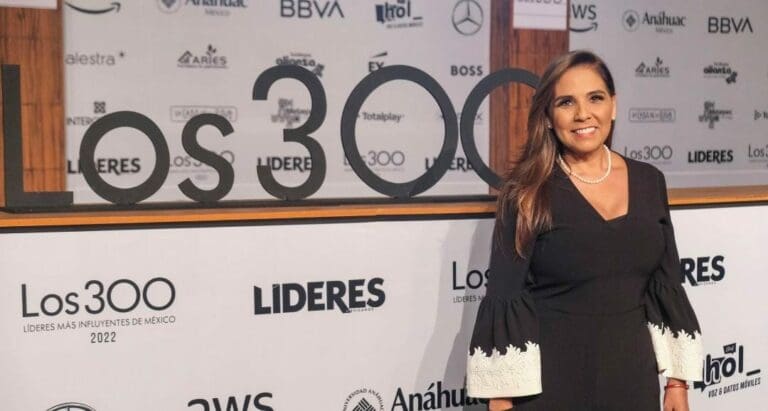 Mara Lezama, mandataria estatal electa, fue reconocida como parte de los 300 líderes mexicanos más influyentes del año 2022.