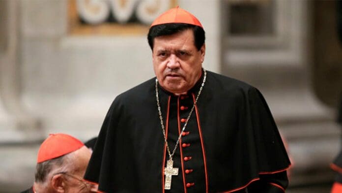 Norberto Rivera ofició misa de cuerpo presente de Jesús Hernández Alcocer, presunto feminicida de Yrma Lydya