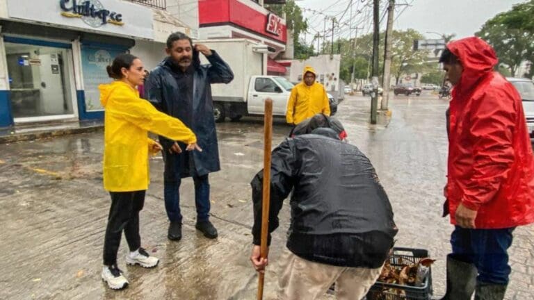 Trabajan en prevención de afectaciones por lluvias