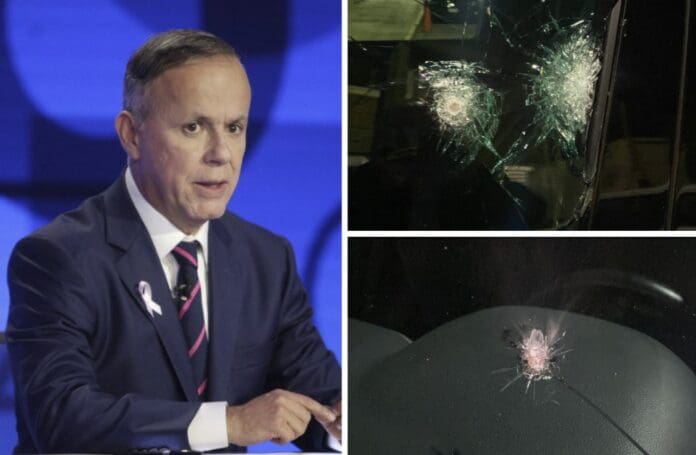 DENUNCIA CIRO GÓMEZ LEYVA INTENTO DE ASESINATO; LO SALVA BLINDAJE DE SU CAMIONETA