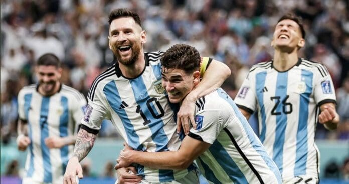 Argentina jugará su sexta final de Copa del Mundo luego de haber derrotado a los craotas en la semifinal. Buscará su tercer título.