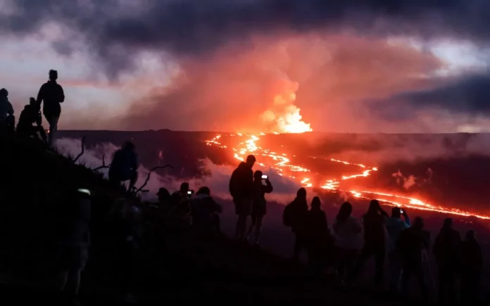 Video Erupción del volcán Mauna Loa