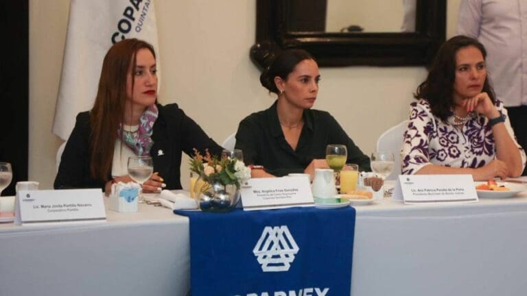Reafirma Ana Patricia Peralta diálogo y apertura con cámaras empresariales de Cancún