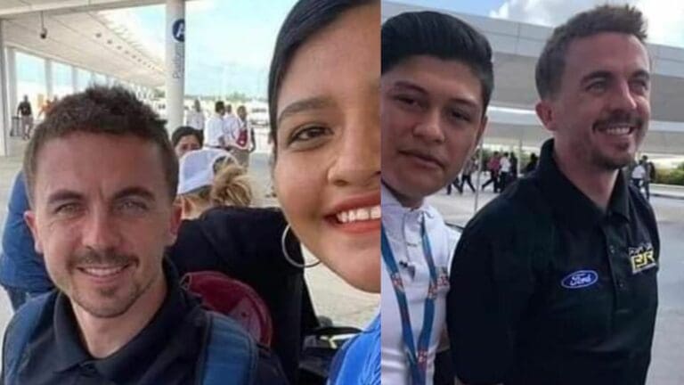 Fans se fotografían junto a Frankie Muniz, de 'Malcolm el de en Medio', en su visita a Cancún