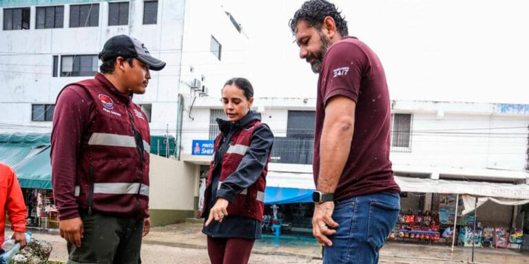 SUPERVISA ANA PATRICIA PERALTA LABORES PREVENTIVAS ANTE LLUVIAS