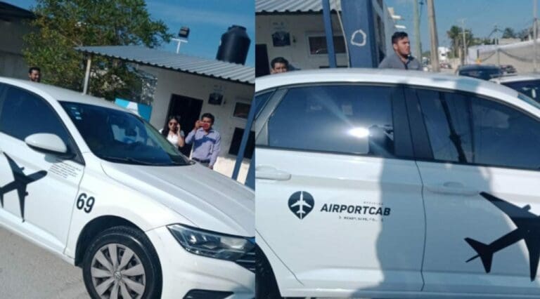Empleados de “AirportCab” inician paro de brazos caídos; empresa sería de Fabián Vallado