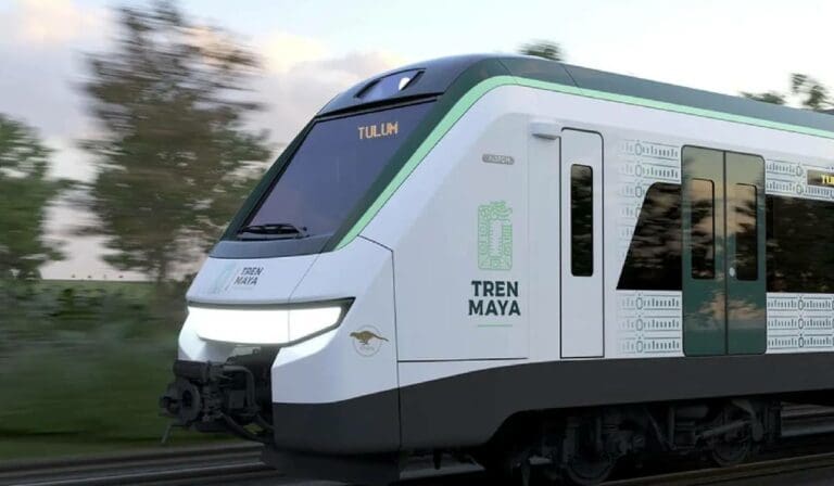 Un vehículo eléctrico será el que unirá al Tren Maya con el Aeropuerto Internacional de Cancún (AIC). Informó la SICT.