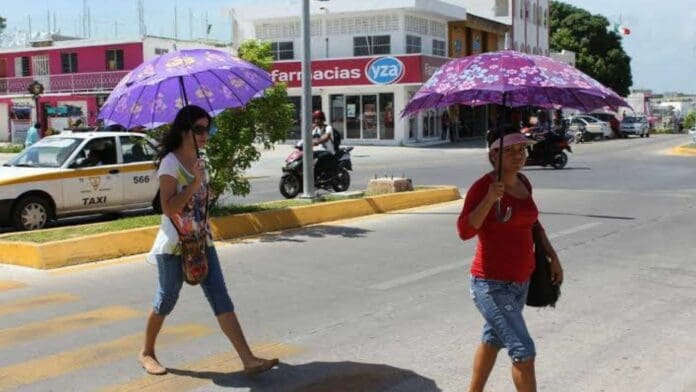 Confirma meteorólogo que continuarán las altas temperaturas durante agosto en Quintana Roo