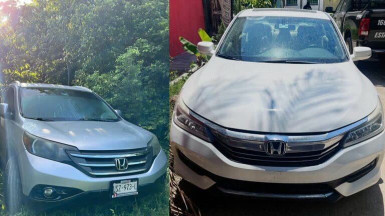 La SSC de Quintana Roo recupera vehículos robados en Cancún