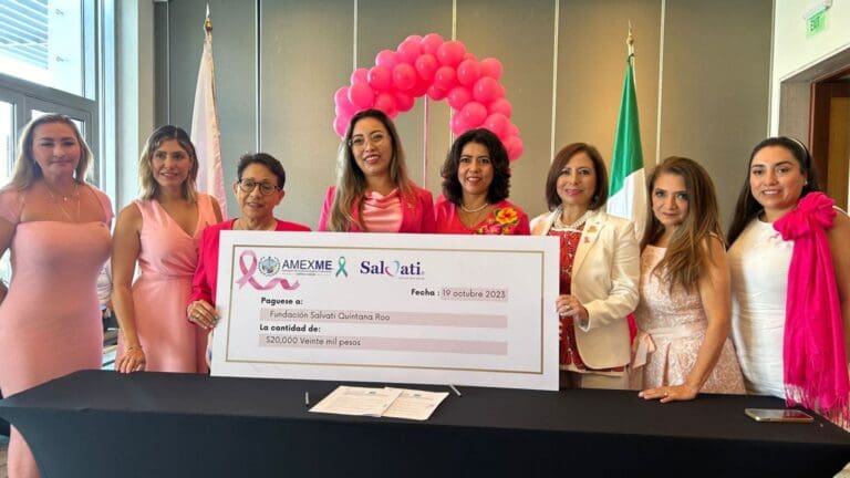 Mujeres empresarias de Cancún se unen en la lucha contra el cáncer de mama