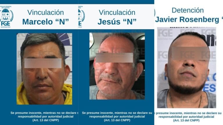Cumplimenta Fiscalía tres órdenes de aprehensión por violación en Cancún; dos fueron vinculados a proceso