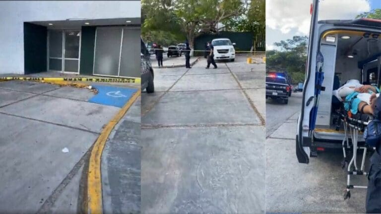 Balacera en la Región 91 de Cancún; lesionado llega al IMSS de la Kabah con Portillo
